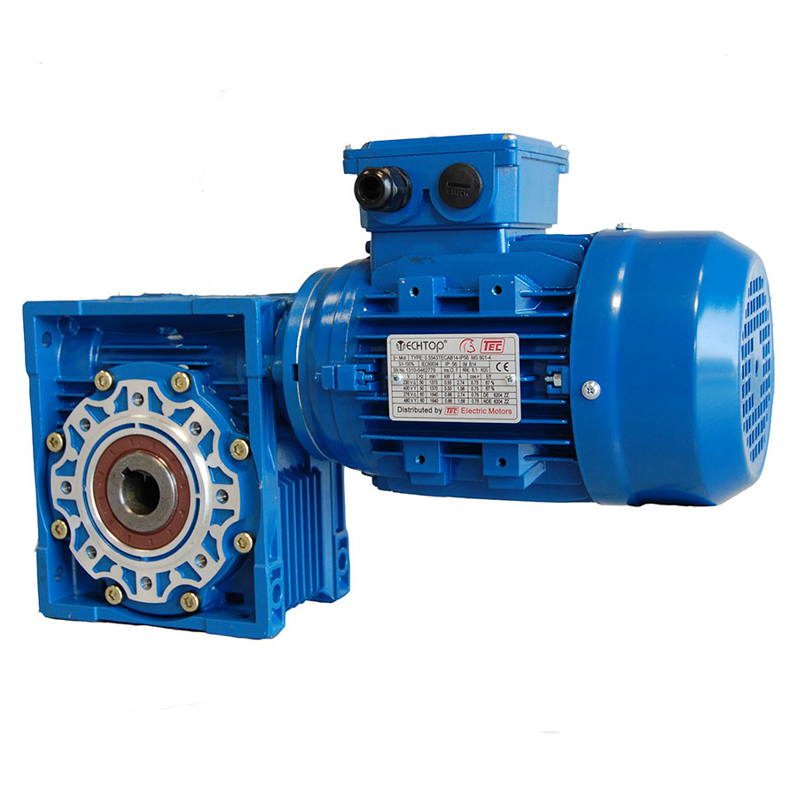 all blue worm gear motor